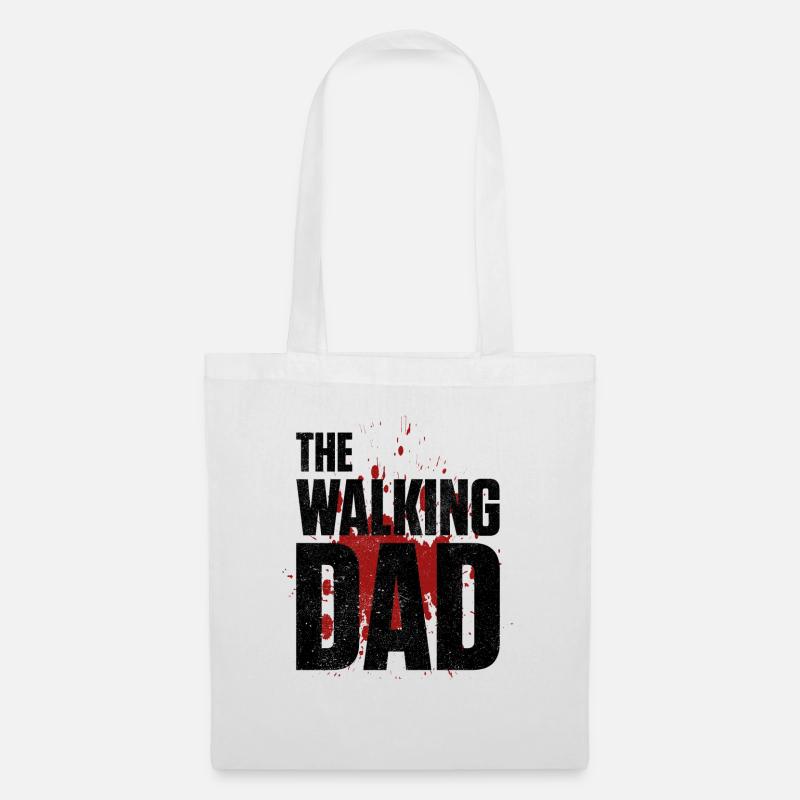 THE WALKING DAD - Stoffbeutel - Weiß