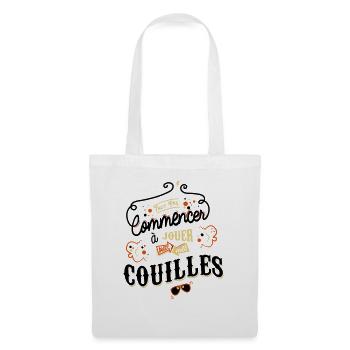 Citations Claudy - Sac en tissu - blanc - Devant