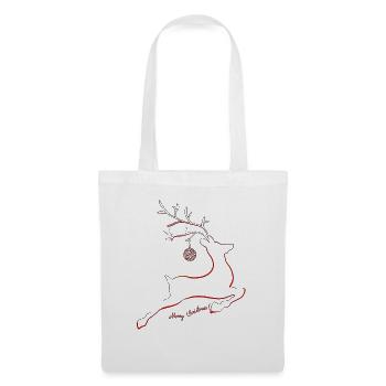 Merry Christmas Christmas xmas holiday winter santa nordic - Tote Bag - white - Front