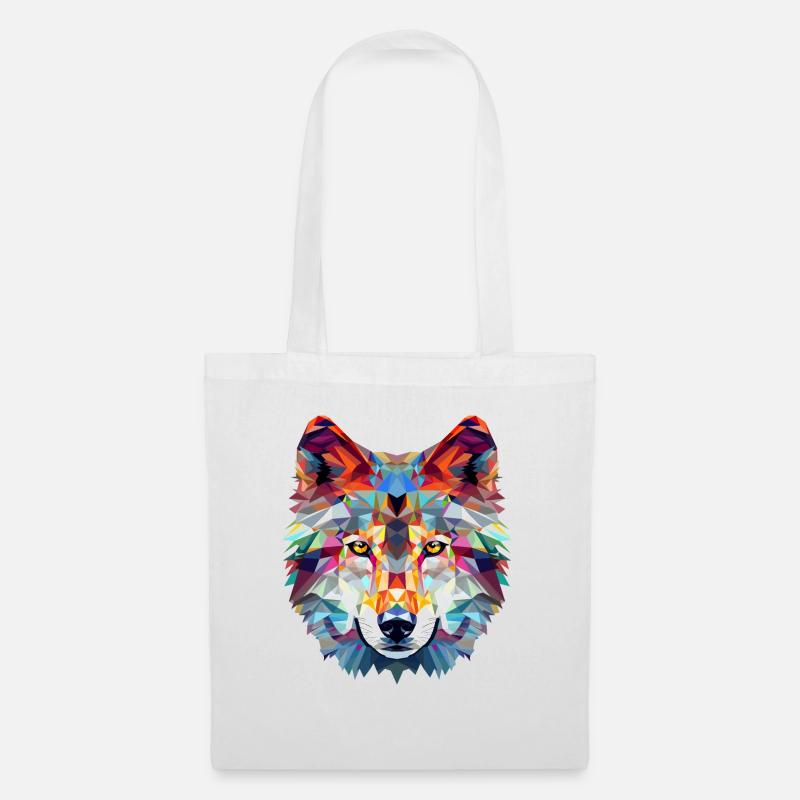 WOLF Farbtraum - Stoffbeutel - Weiß