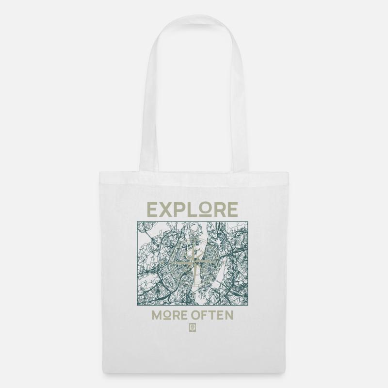 Explore More Often - Tote Bag - white