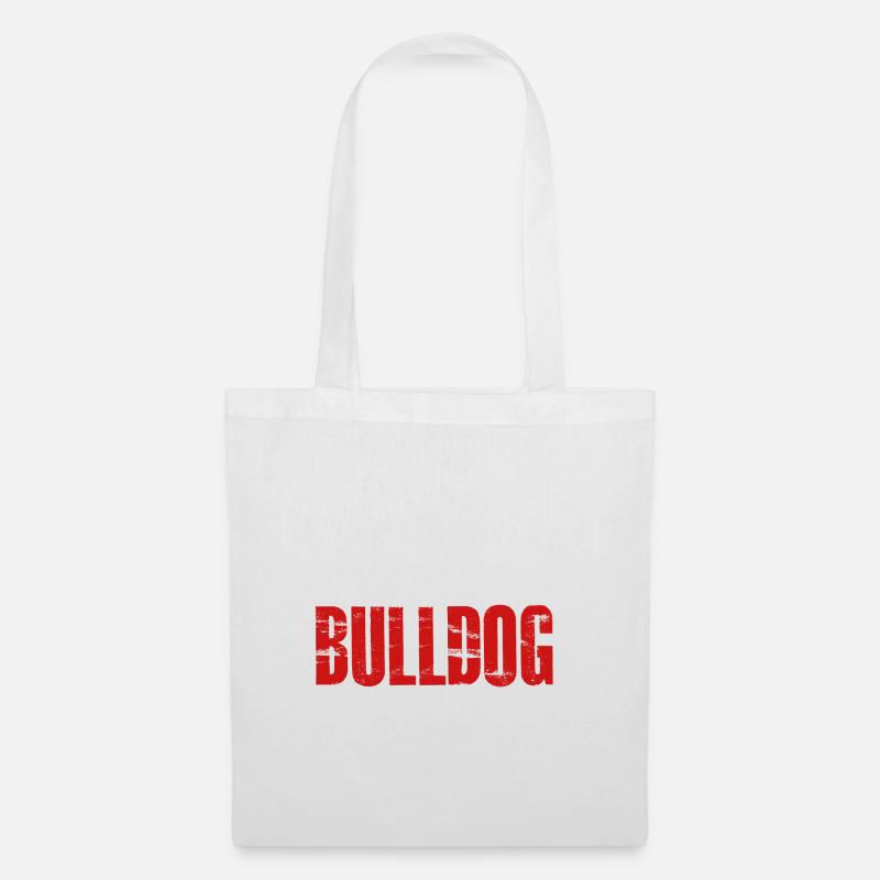 Bulldog - Stoffbeutel - Weiß