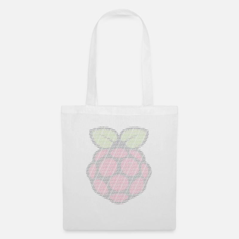 ASCII - RaspberryPi - Stoffbeutel - Weiß