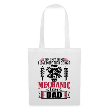 Mechanic Dad - funny fathers day gift - Tote Bag - white - Front