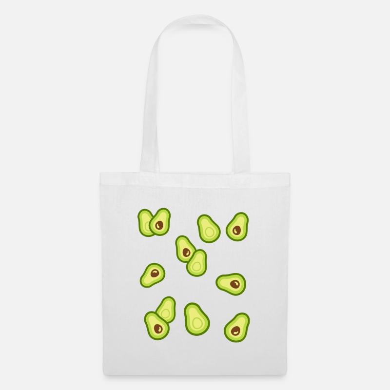 Avocado - Stoffbeutel - Weiß