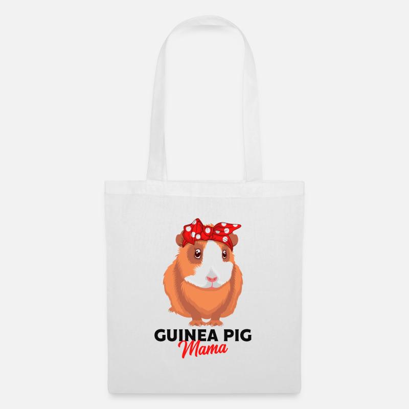 Meerschweinchen - Stoffbeutel - Weiß