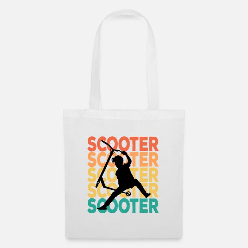 Scooter - Stoffbeutel - Weiß