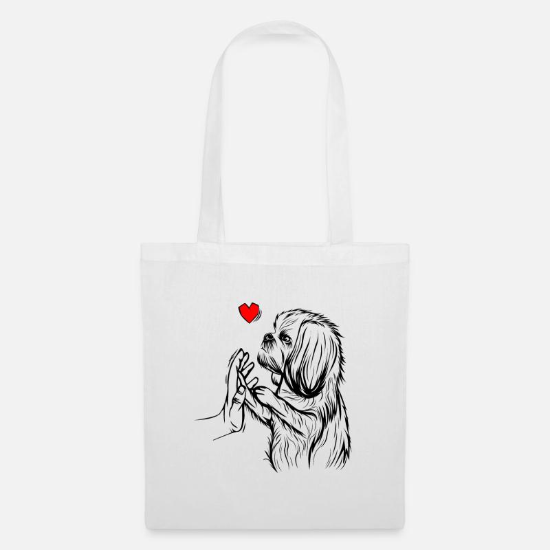 Shih Tzu - Stoffbeutel - Weiß