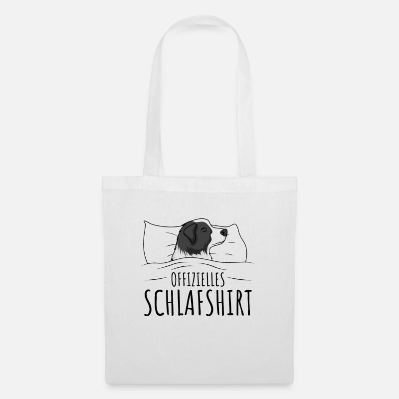 Border Collie - Stoffbeutel - Weiß