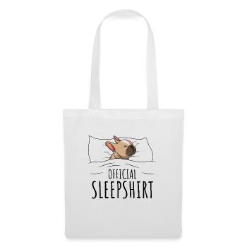 Français Bouledogue - Sac en tissu - blanc - Devant