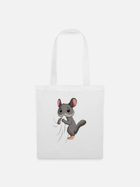 Chinchilla - Stoffbeutel - Weiß