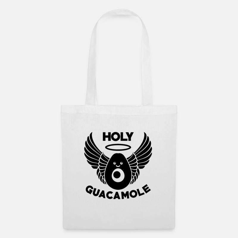 Heilige Guacamole. Geschenk - Stoffbeutel - Weiß