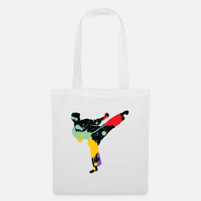 karaté - Sac en tissu - blanc