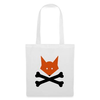 Fox N´ Bones - Stoffbeutel - Weiß - Vorne