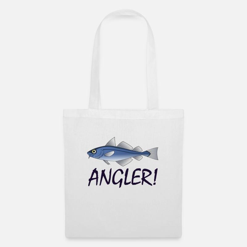 ICH BIN ANGLER! - Stoffbeutel - Weiß