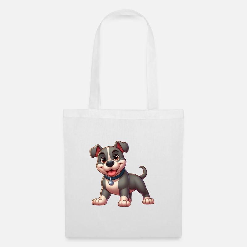 pitbull - Tote Bag - white