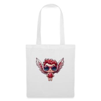 Cupid / Love / Arrow / Heart / Valentine's Day - Tote Bag - white - Front