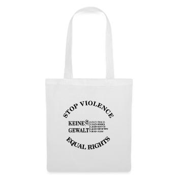 Stop Violence against women - Stoffbeutel - Weiß - Vorne