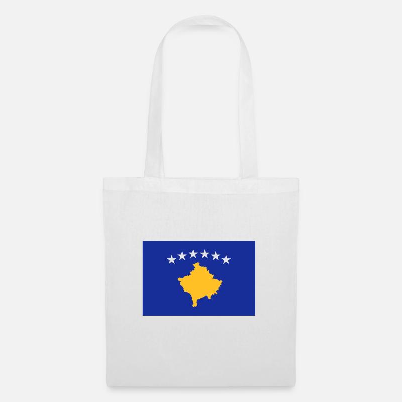 Kosovo - Stoffbeutel - Weiß