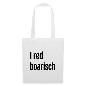 I red boarisch - Tote Bag - white - Front