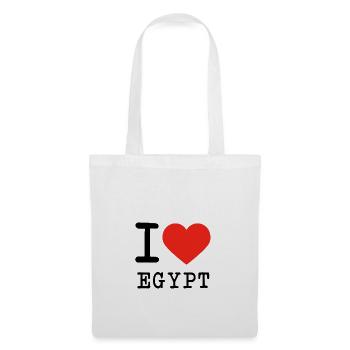 I love Egypt - Stoffbeutel - Weiß - Vorne