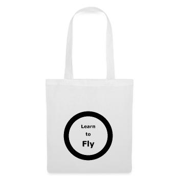 Template 3000x3000 CIRCLE Learn to Fly 2 - Tote Bag - white - Front