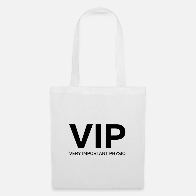 VIP - Very Important Physio - Stoffbeutel - Weiß