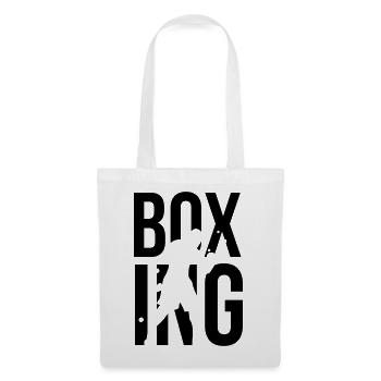 boxing boxen - Stoffbeutel - Weiß - Vorne