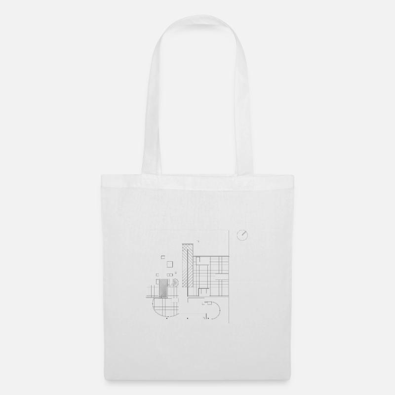 ARCHITECTURE Plan - Sac en tissu - blanc