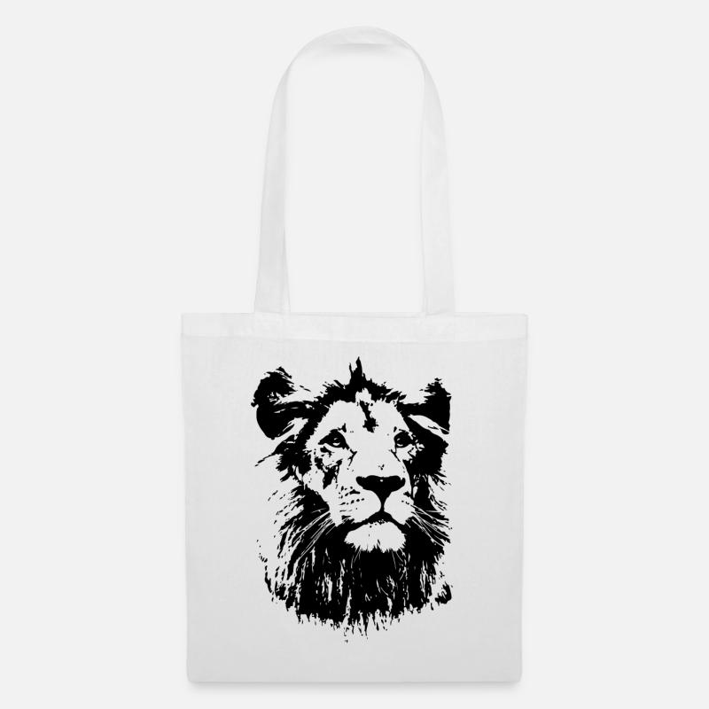 Lion - Stoffbeutel - Weiß