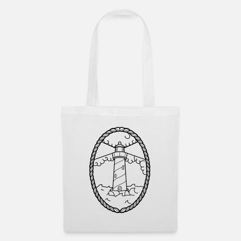 Lighthouse - Tote Bag - white
