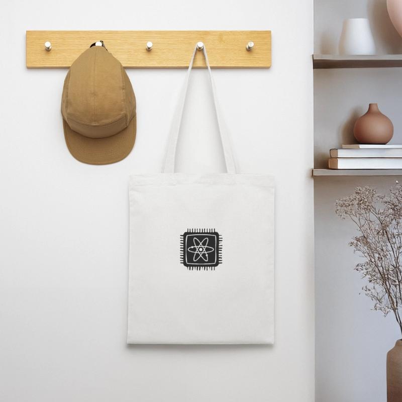 Quantum Computer Quantum Computer Physics Atom Chip Tote Bag