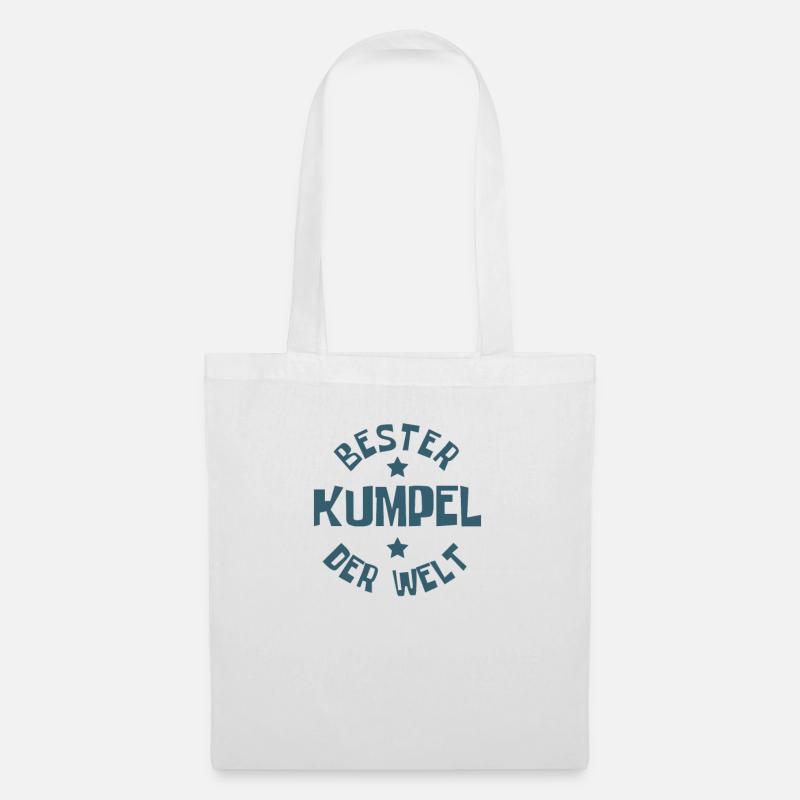 Kumpel freund lustige sprüche geschenk - Stoffbeutel - Weiß