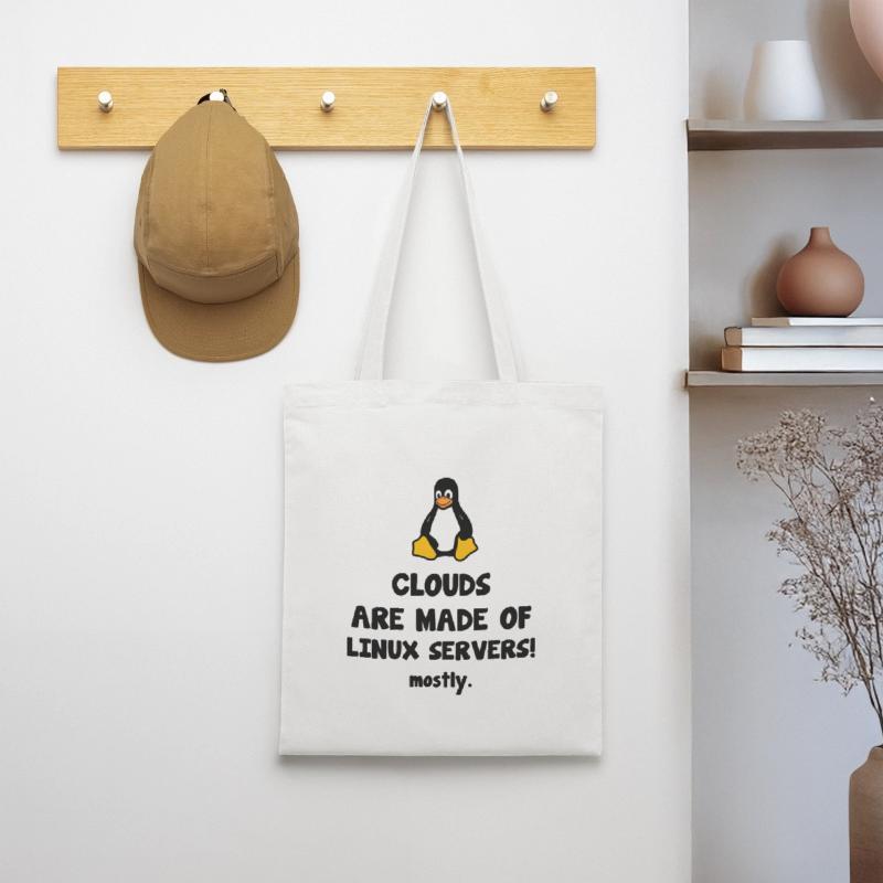 Linux Server Sysadmin Informatiker Spruch Stoffbeutel