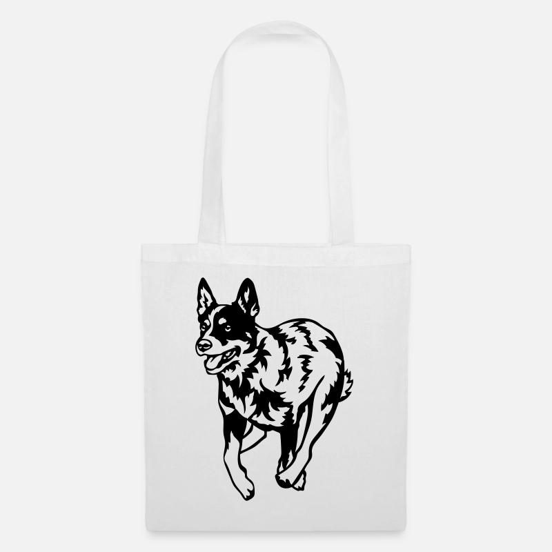 Australian Cattle Dog - Stoffbeutel - Weiß