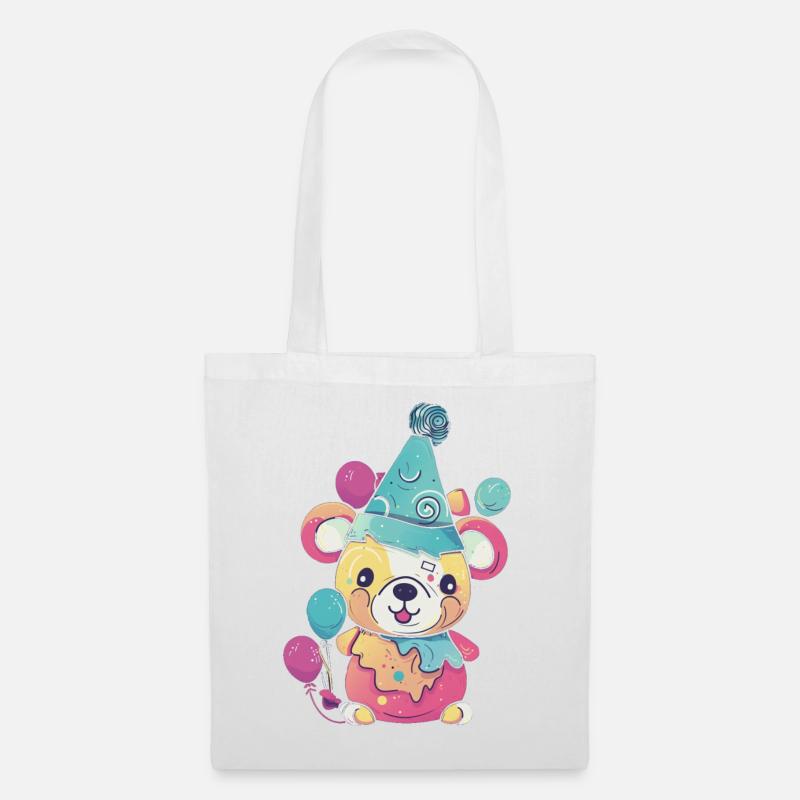 Party Bear - Tote Bag - white