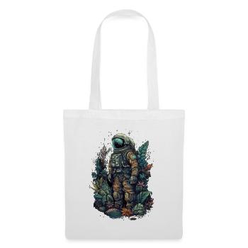 Astronaut overgrown with plants - Surreal - Tote Bag - white - Front