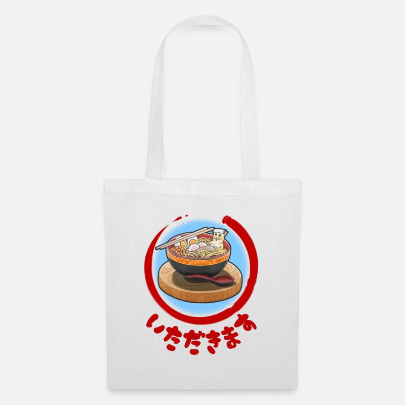 RamenCat - Tote Bag - white