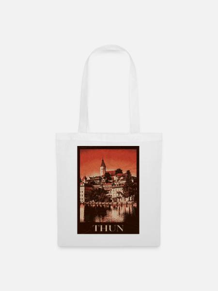 Thun Skyline - Stoffbeutel - Weiß