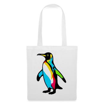 Pingouin - Sac en tissu - blanc - Devant