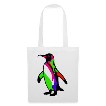 Pingouin - Sac en tissu - blanc - Devant