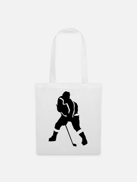 Eishockey - Stoffbeutel - Weiß