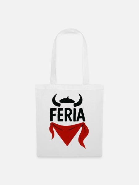 Feria – Baskenland - Stoffbeutel - Weiß