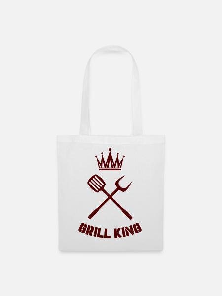 grill_king - Stoffbeutel - Weiß