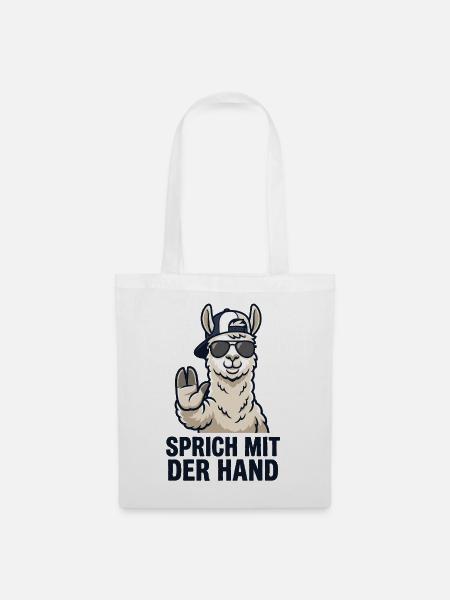 Cooler Spruch Lustiges Lama - Stoffbeutel - Weiß