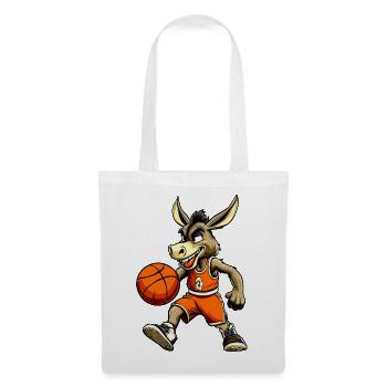 Basketball Esel Actionlook - Stoffbeutel - Weiß - Vorne