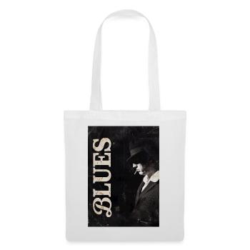 Gents Noir Vintage Blues Man - Stoffbeutel - Weiß - Vorne