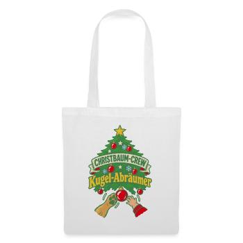 Christbaum-Crew Kugel-Abräumer - Stoffbeutel - Weiß - Vorne