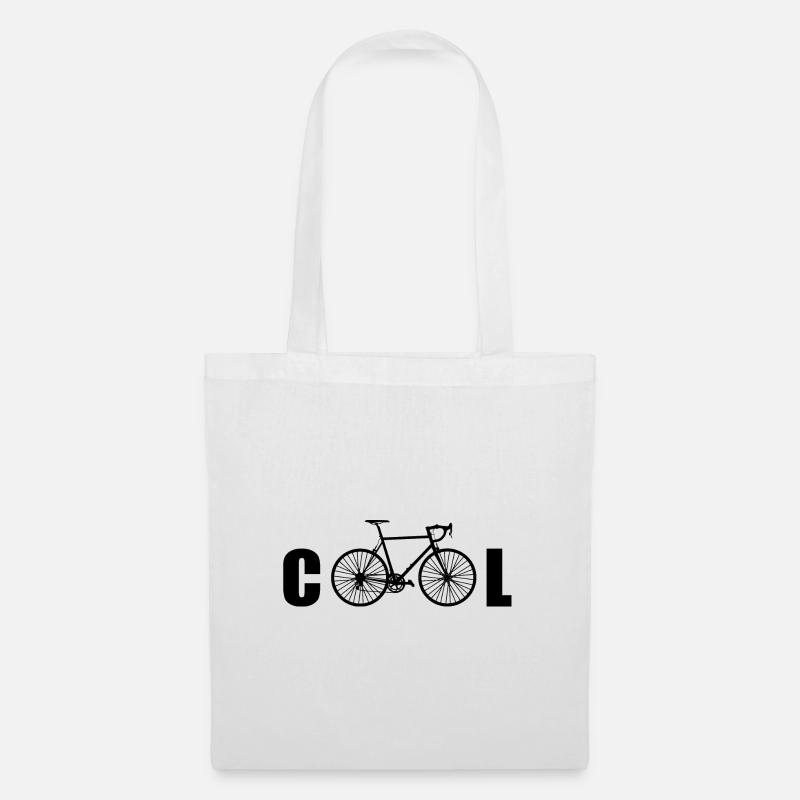 Fahrrad - Stoffbeutel - Weiß