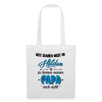 Papa Held - Stoffbeutel - Weiß - Vorne